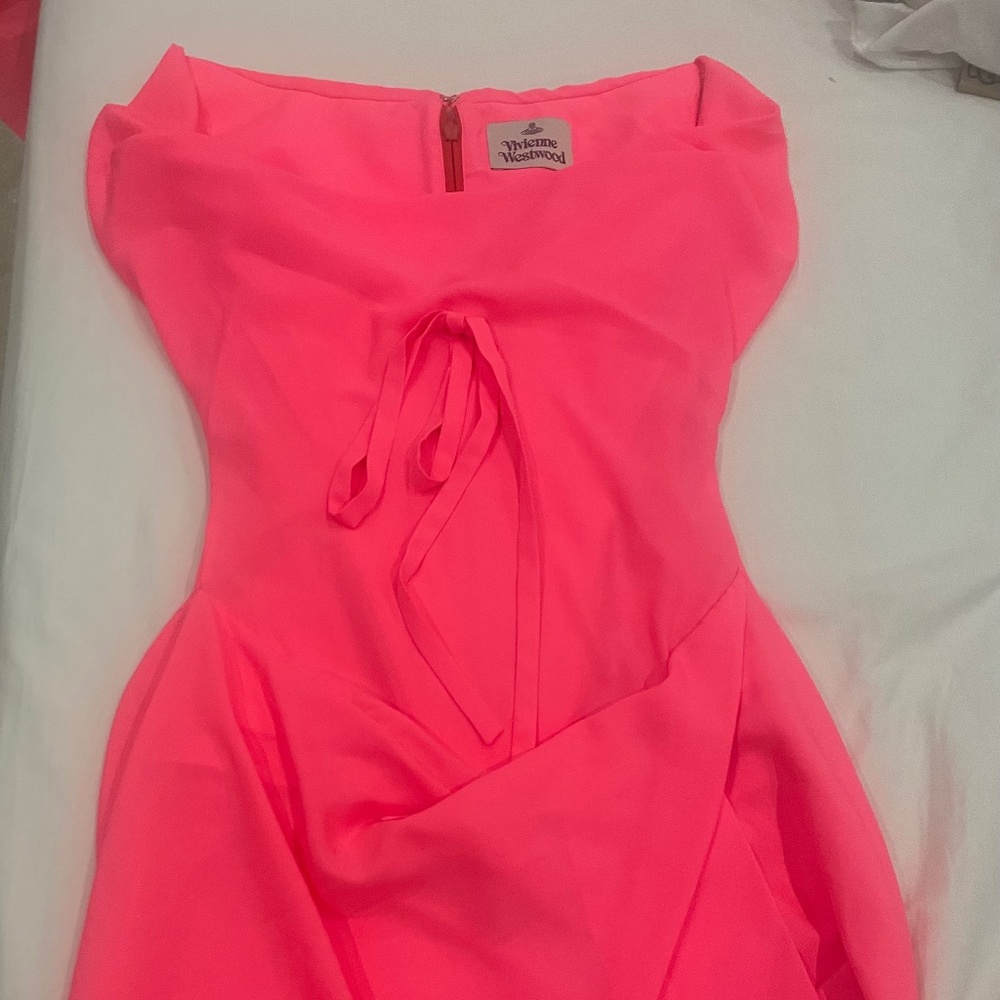 Vivienne Westwood Neon Pink Dress